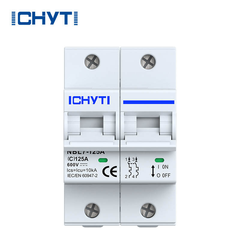 ไม่มีขั้ว 125A DC MCB